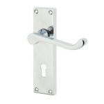 Jedo Victorian Scroll Lever on Back Plate