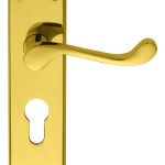 Victorian Scroll Lever on Backplate