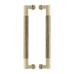 Heritage Brass - Bauhaus Knurled Back to Back Door Pull Handle