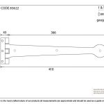 Textured  Cast T Hinge (pair)
