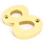 From The Anvil Polished Brass Numeral
