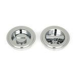 Anvil Art Deco Round Pull - Privacy Set