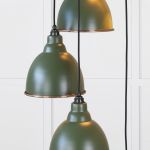 Hammered Copper Brindley Cluster Pendant in Heath