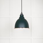 White Gloss Brindley Pendant in Dingle