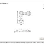 Anvil Beehive Escutcheon