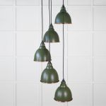 Hammered Copper Brindley Cluster Pendant in Heath