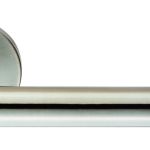 Mitred Round Bar Lever on Sprung Rose