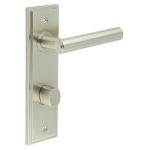 Burlington Richmond Door Handles On Back Plate with Turn & Release