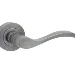 Turin Door Handles On Rose