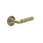 Burlington Piccadilly Knurled Door Handles On Rose
