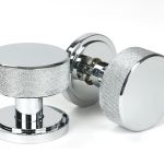 Anvil Brompton Mortice/Rim Knob Set (Art Deco)
