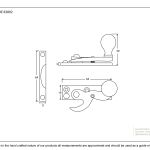 From The Anvil Prestbury Sash Hook Fastener