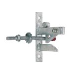 Prepacked Self Locking Auto Gate Catch & Striker Pin - Galvanised