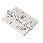 4" Ball Bearing Butt Hinge (pair) ss