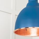 Hammered Copper Brindley Cluster Pendant in Upstream