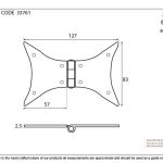 From The Anvil Butterfly Hinge (pair)