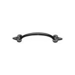 M.Marcus - Matt Black Iron Fleur-de-lys Cabinet Pull Handle