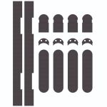 CI001131 Concealed Hinge Intumescent Fire Pack
