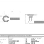 Anvil Brompton Lever on Rose Set (Beehive)
