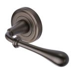 Heritage Brass - Roma Door Handle on Round Rose