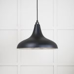 Smooth Nickel Frankley Pendant in Elan Black