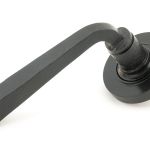 Avon Round Lever on Rose Set (Plain)