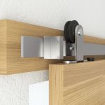 P C Henderson Rustic Top Mount Sliding Barn Door Kit