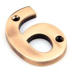 From The Anvil Polished Brass Numeral