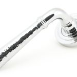 Anvil Hammered Newbury Lever on Rose Set (Art Deco)