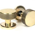 Anvil Brompton Mortice/Rim Knob Set (Art Deco)