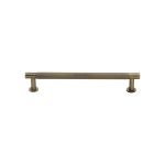 Heritage Brass - Partial Knurled Cabinet Pull Handle with Rose