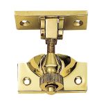Polished Brass Brighton Pattern Sash Fastener 57mm x 20mm