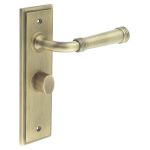 Burlington Highgate Door Handles On Back Plate with Turn & Release