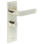 Burlington Kensington Door Handles On Back Plate with Turn & Release