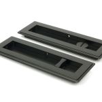 Anvil Art Deco Rectangular Pull - Privacy Set