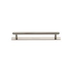 Heritage Brass - Step Cabinet Pull Handle with Plate