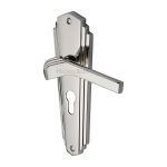 Heritage Brass - Waldorf Door Handle on Plate