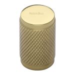 Heritage Brass - Cylindric Knurled Cabinet Knob