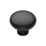 M.Marcus - Matt Black Iron Round Cabinet Knob