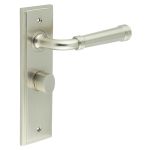 Burlington Highgate Door Handles On Back Plate with Turn & Release