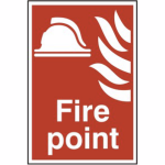 Fire point' - PVC - 200 x 300mm