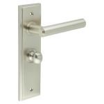 Burlington Richmond Door Handles On Back Plate with Turn & Release