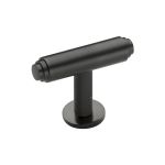 Heritage Brass - Stepped T-Bar Cabinet Knob with Rose