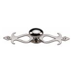 Heritage Brass - Oval Cabinet Knob with Backplate