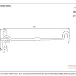 Anvil Forged Cabin Hook