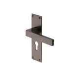 Heritage Brass - Metro Door Handle on Plate