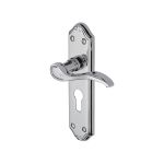 Heritage Brass - Verona Small Door Handle on Plate