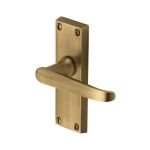 Heritage Brass - Victoria Short Door Handle on Plate