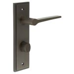 Burlington Knightsbridge Door Handles On Back Plate with Turn & Release