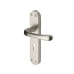 Heritage Brass - Luna Door Handle on Plate